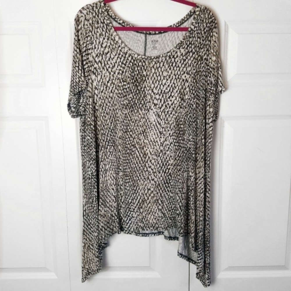 ANA | Printed Short Sleeve Tunic